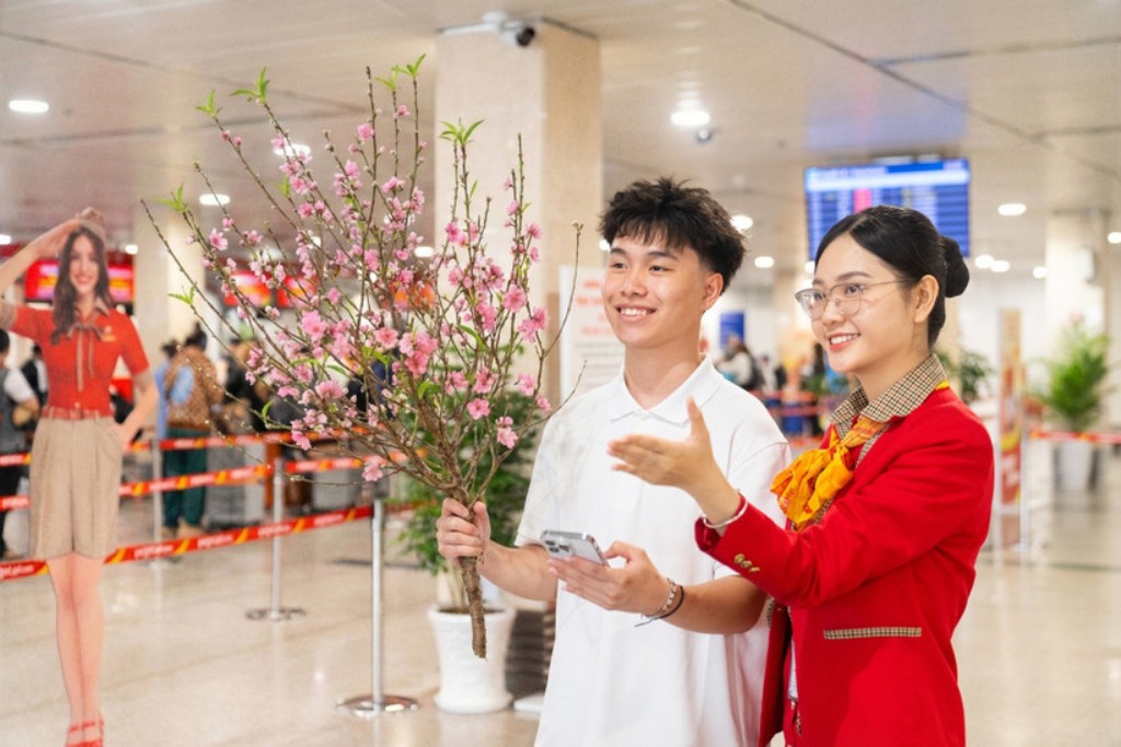 Vietjet Air nhận vận chuyển mai, đào dịp Tết Nguyên đán 2026 kể từ hôm nay